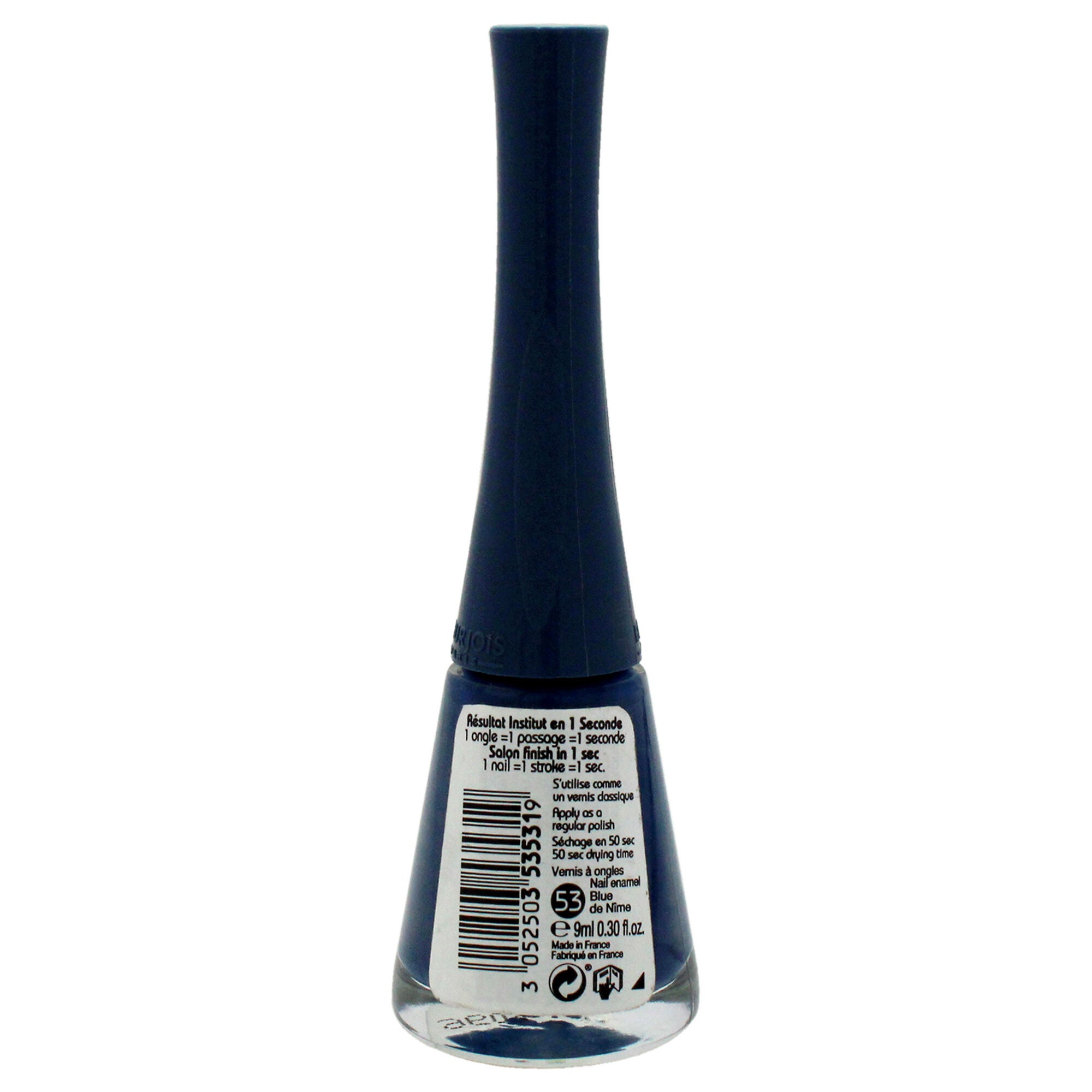 1 Seconde - 53 Blue de Nime by Bourjois for Women - 0.3 oz Nail Polish, See Description, alternate image number 2