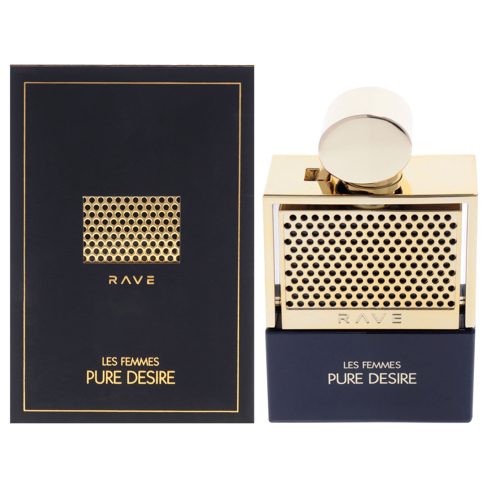 Rave Pure Desire Gold by Lattafa for Women - 3.4 oz EDP Spray, See Description, hi-res image number 0
