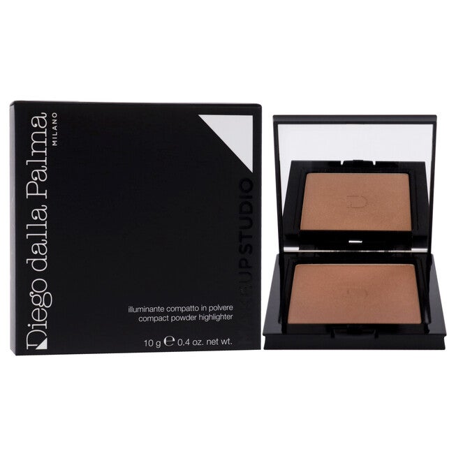 Compact Powder Highlighter - 32 Bronze by Diego Dalla Palma for Women - 0.4 oz Highlighter, NA, alternate image number null