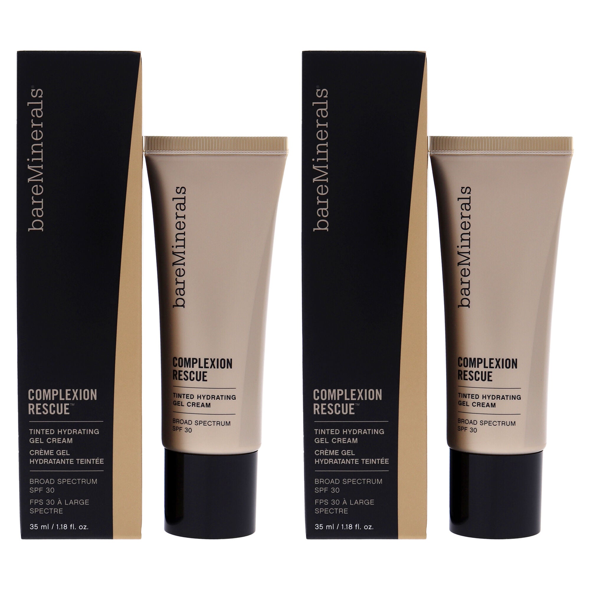 Complexion Rescue Tinted Hydrating Gel Cream SPF 30 - 05 Natural by bareMinerals for Women - 1.18 oz Foundation - Pack of 2, See Description, hi-res image number 0