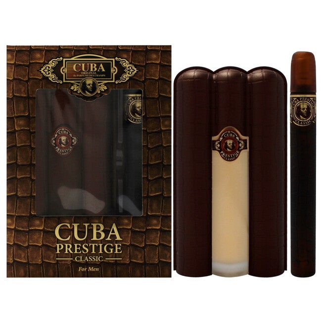 Cuba Prestige Classic by Cuba for Men - 2 Pc Gift Set 3oz EDT Spray, 1.17oz EDT Spray, NA, hi-res image number null