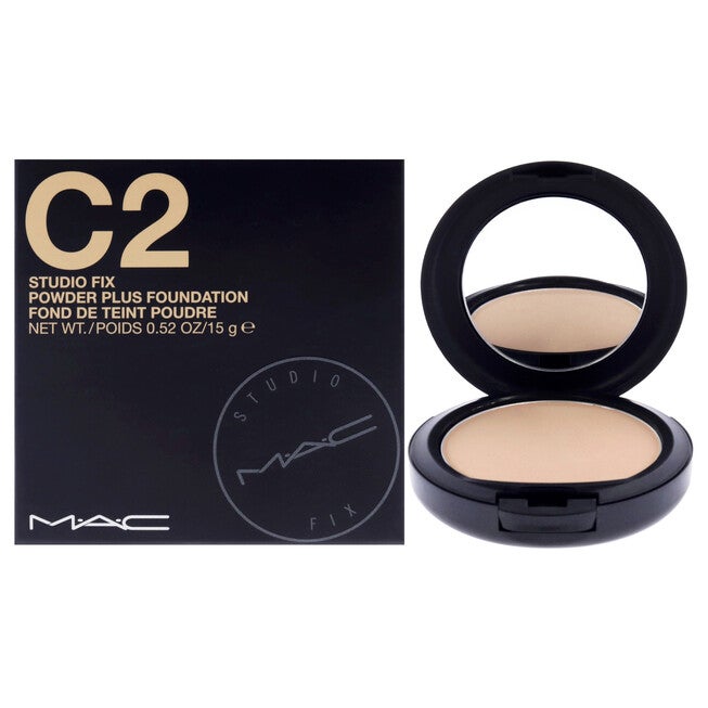 Studio Fix Powder Plus Foundation - C2 by MAC for Women - 0.52 oz Foundation, , alternate image number null