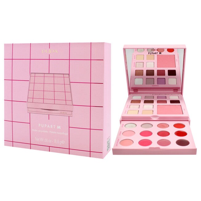 Pupart M Make-Up Palette - 002 Pink by Pupa Milano for Women - 0.66 oz Makeup, NA, alternate image number null