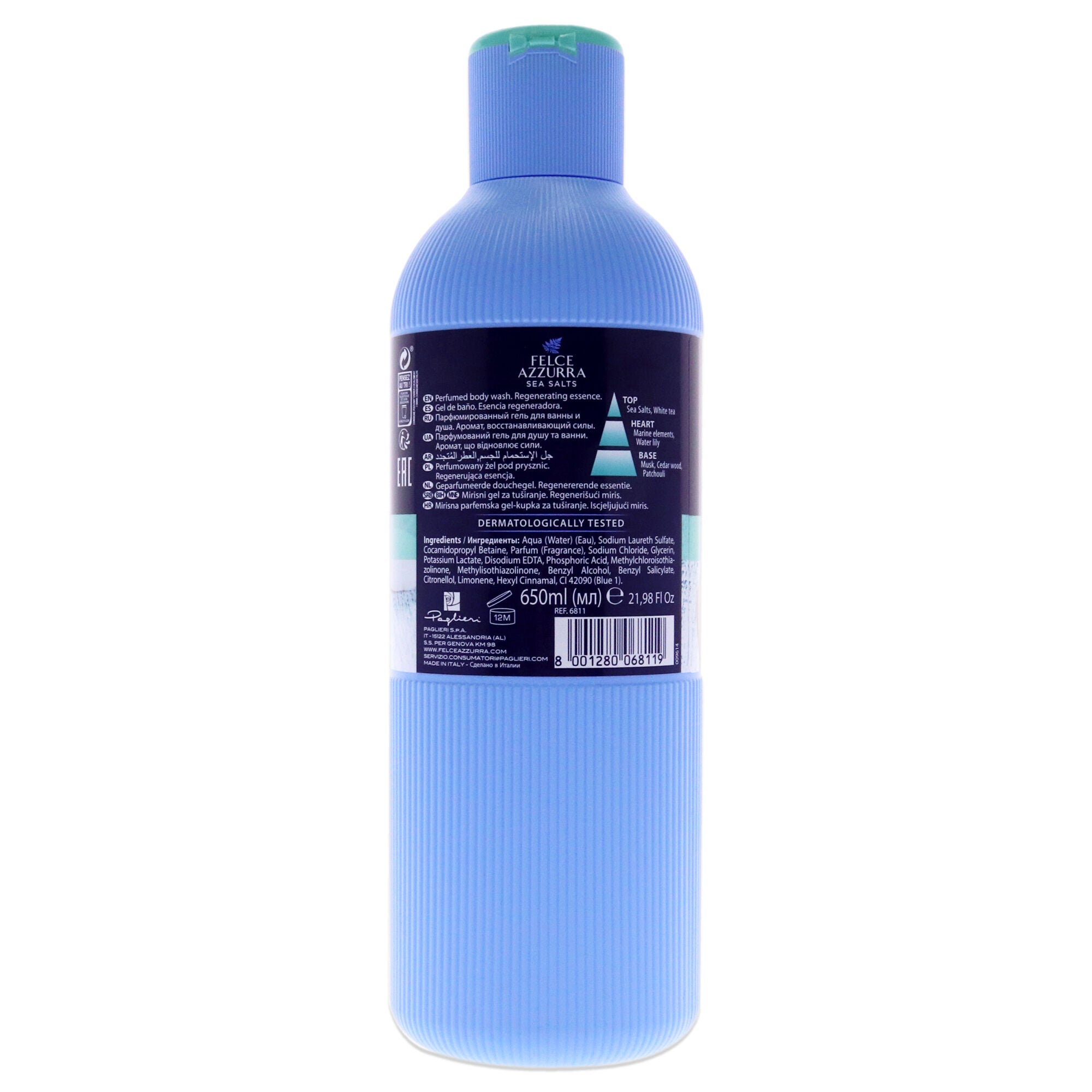Sea Salt by Felce Azzurra for Unisex - 22 oz Body Wash, See Description, alternate image number 2