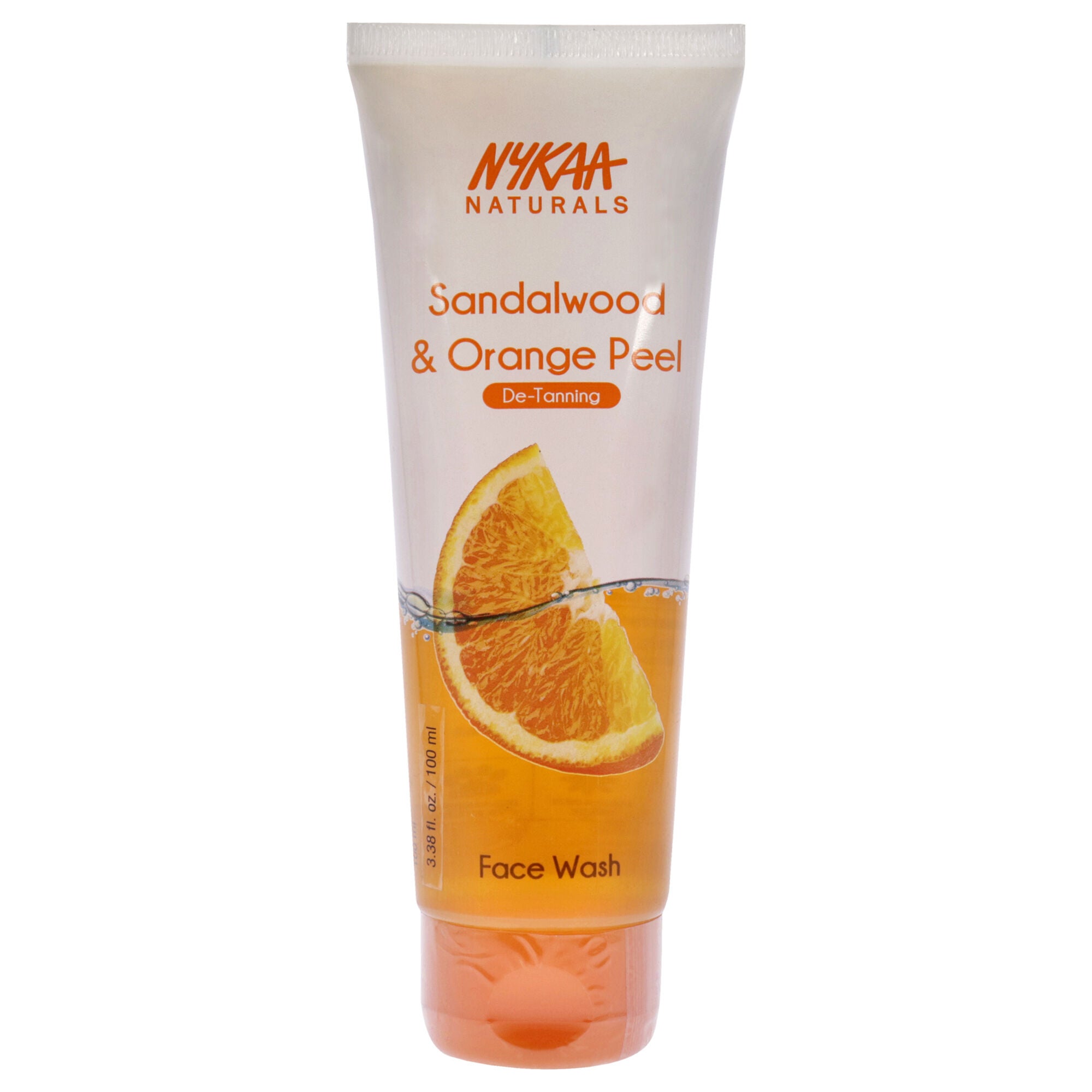 Face Wash - Sandalwood and Orange by Nykaa Naturals for Women - 3.38 oz Cleanser, See Description, hi-res image number 0