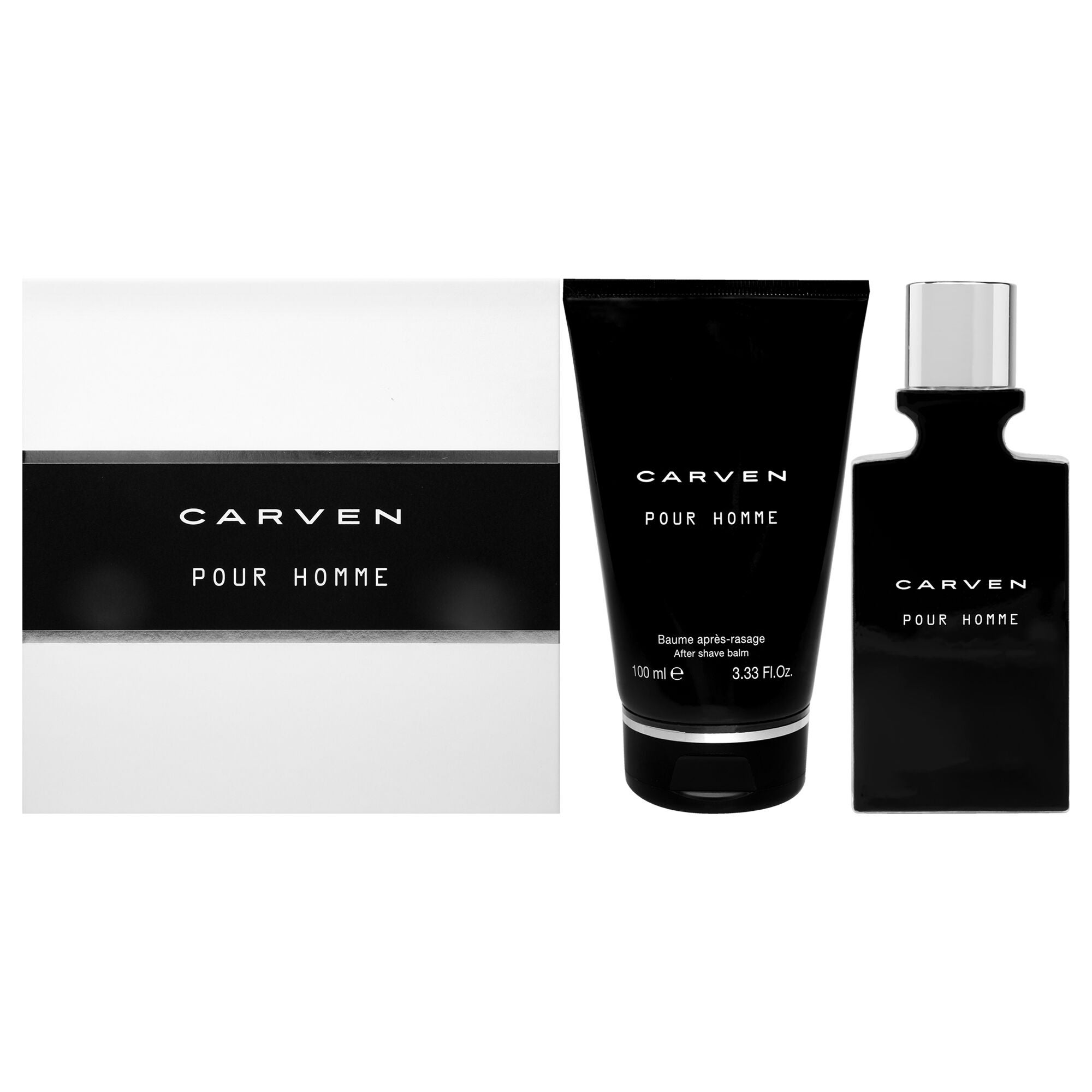 Carven Pour Homme by Carven for Men - 2 Pc Gift Set 1.66oz EDT Spray, 3.33oz After Shave Balm, , alternate image number 4