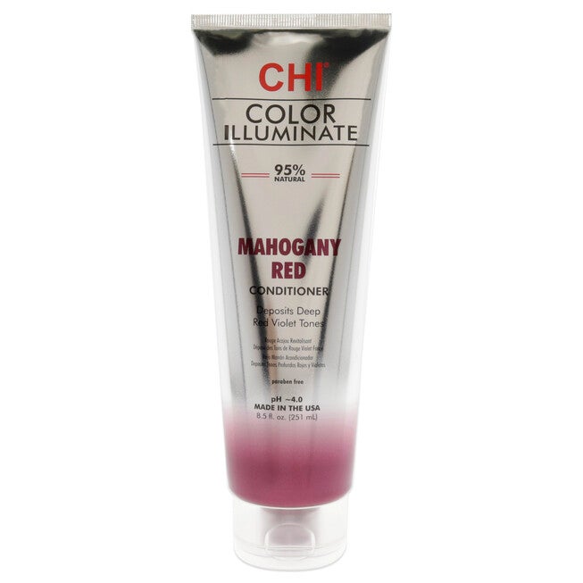 Ionic Color Illuminate Conditioner - Mahogany Red by CHI for Unisex - 8.5 oz Conditioner, NA, hi-res image number 0