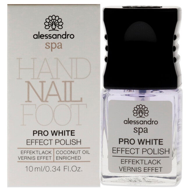 Spa Effect Polish - Pro White by Alessandro for Women 0.34 oz Nail Polish, NA, hi-res image number null