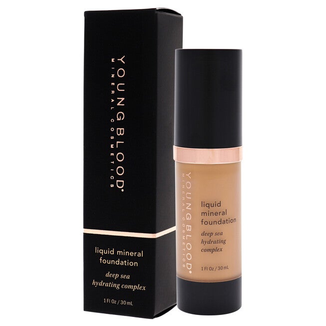 Liquid Mineral Foundation - Capri by Youngblood for Women - 1 oz Foundation, NA, alternate image number null