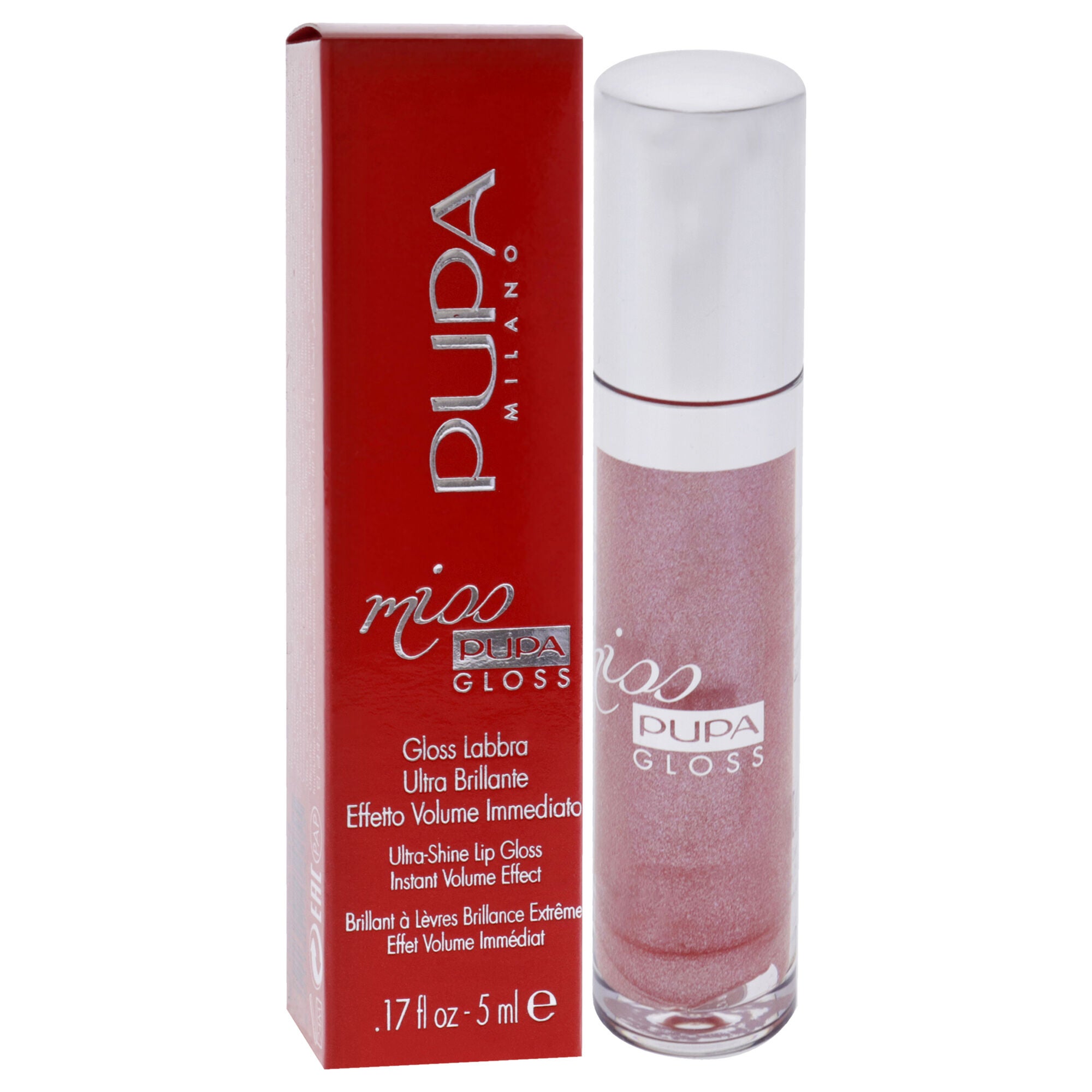 Miss Pupa Gloss Ultra-Shine Lip Gloss - 301 Sweet Candy by Pupa Milano for Women - 0.17 oz Lip Gloss, See Description, alternate image number 1