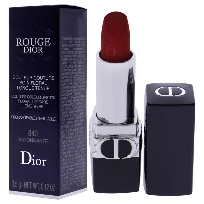 Rouge Dior Velvet Lipstick - 840 Rayonnante by Christian Dior for Women - 0.12 oz Lipstick, See Description, alternate image number 3