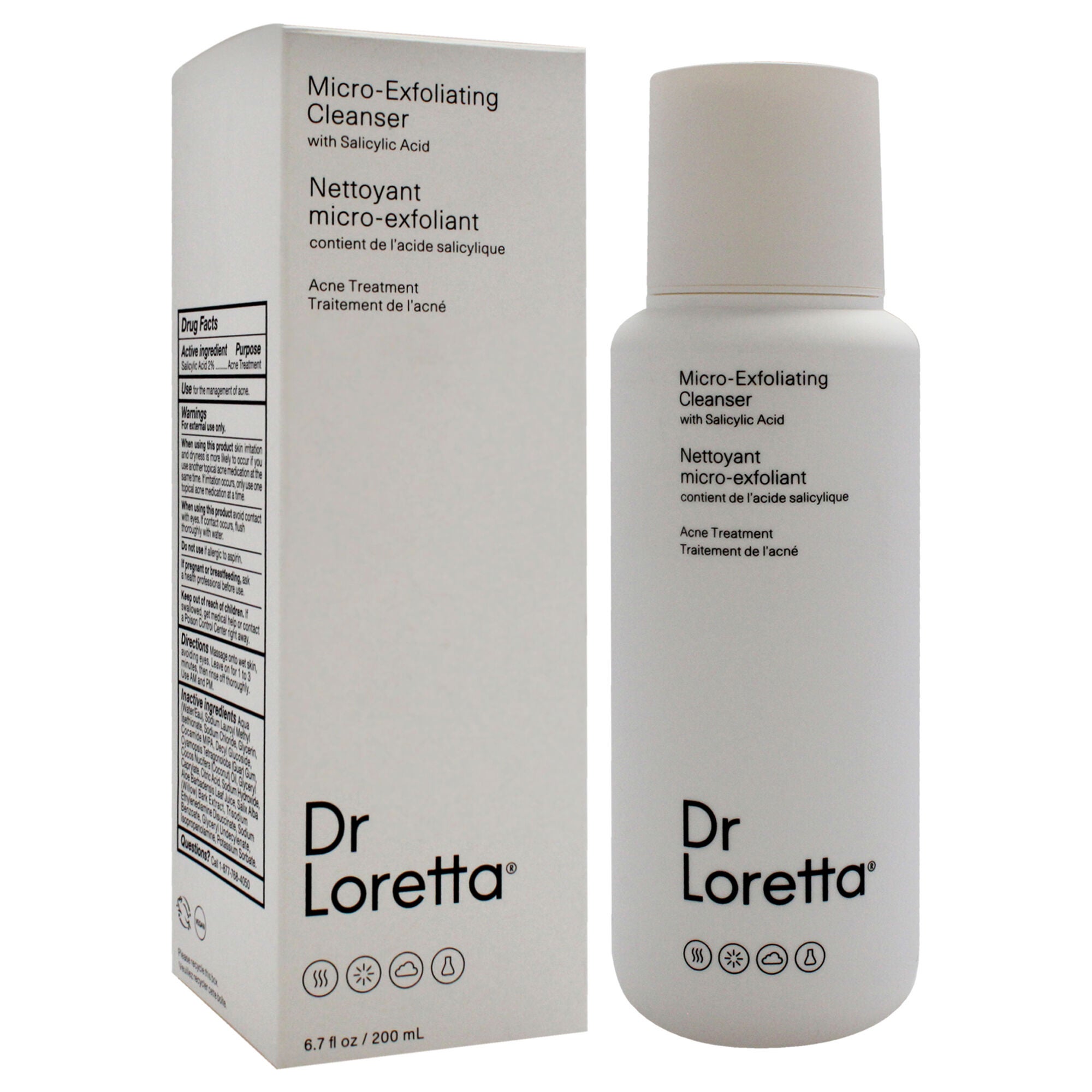 Micro-Exfoliating Cleanser by Dr. Loretta for Unisex - 6.7 oz Cleanser, See Description, alternate image number 2