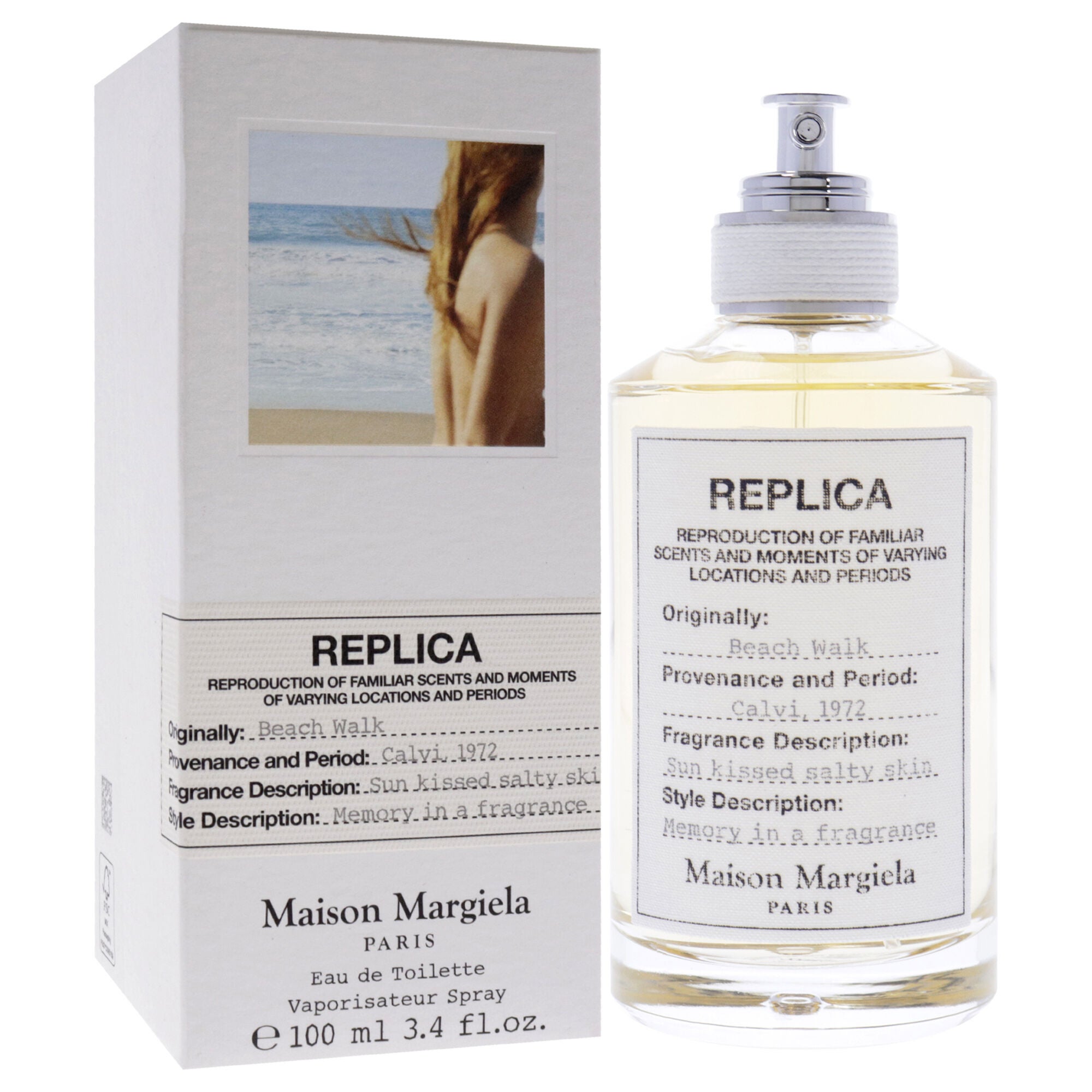 Replica Beach Walk - Refillable by Maison Margiela for Women - 3.4 oz EDT Spray, See Description, alternate image number 1