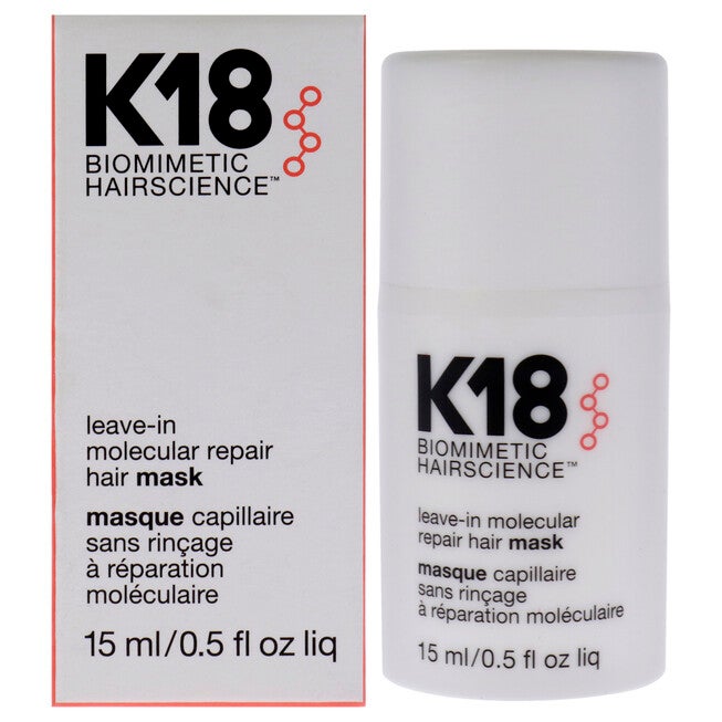 Leave-in Molecular Repair Hair Mask by K18 Hair for Women - 0.5 oz Masque, NA, hi-res image number null