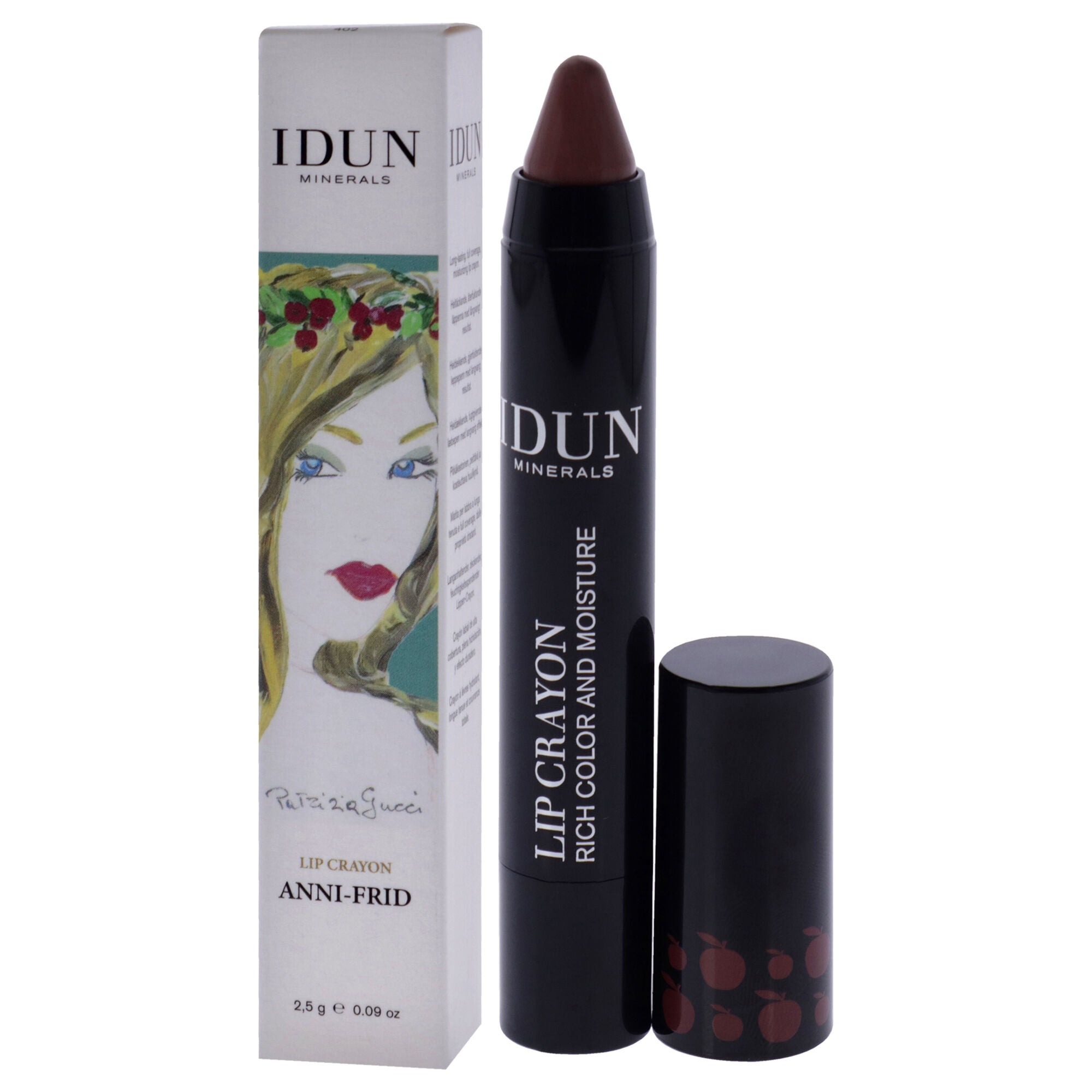 Lip Crayon - 402 Anni-Frid by Idun Minerals for Women - 0.09 oz Lipstick, See Description, alternate image number 3