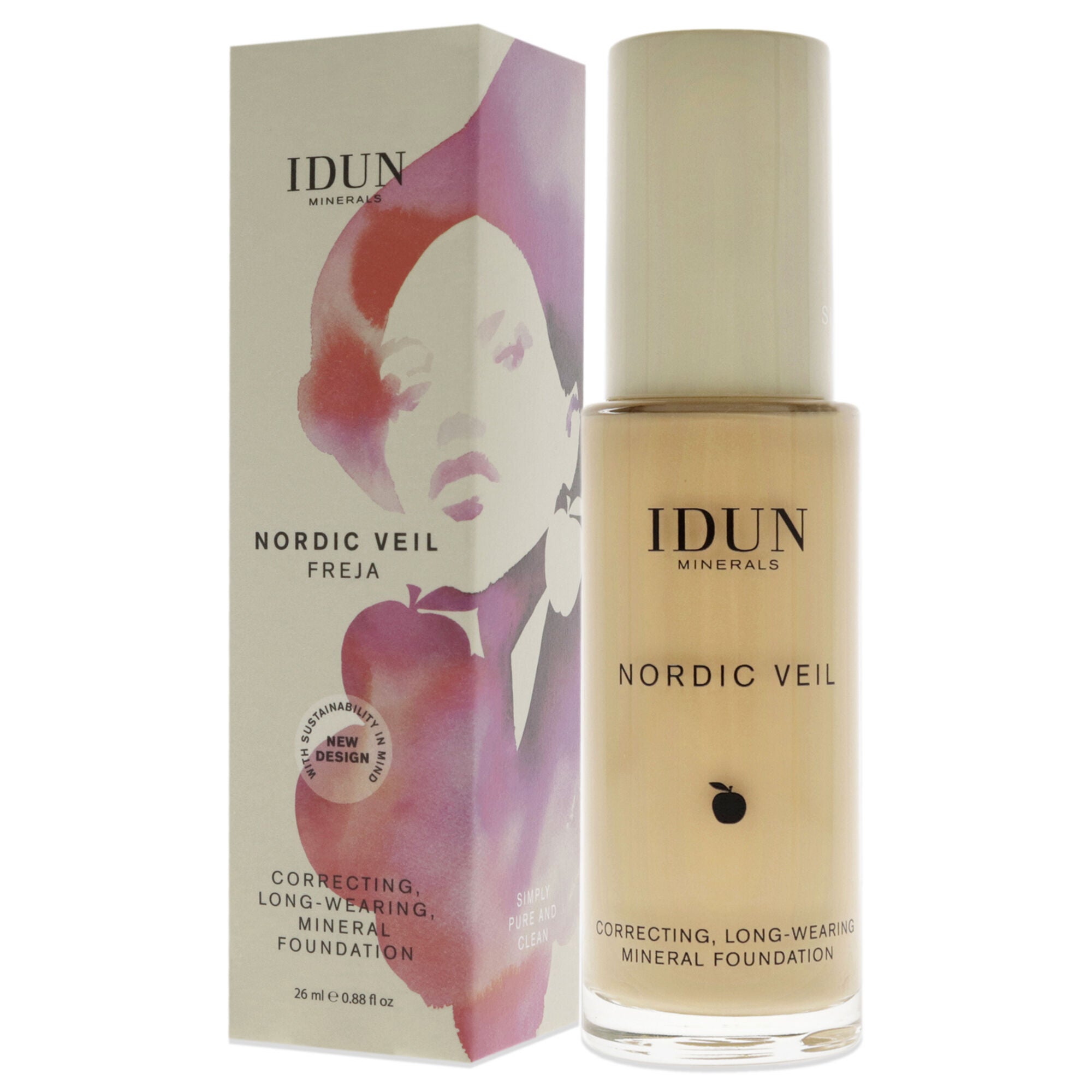Nordic Veil Foundation - 306 Freja by Idun Minerals for Women - 0.88 oz Foundation, See Description, alternate image number 2