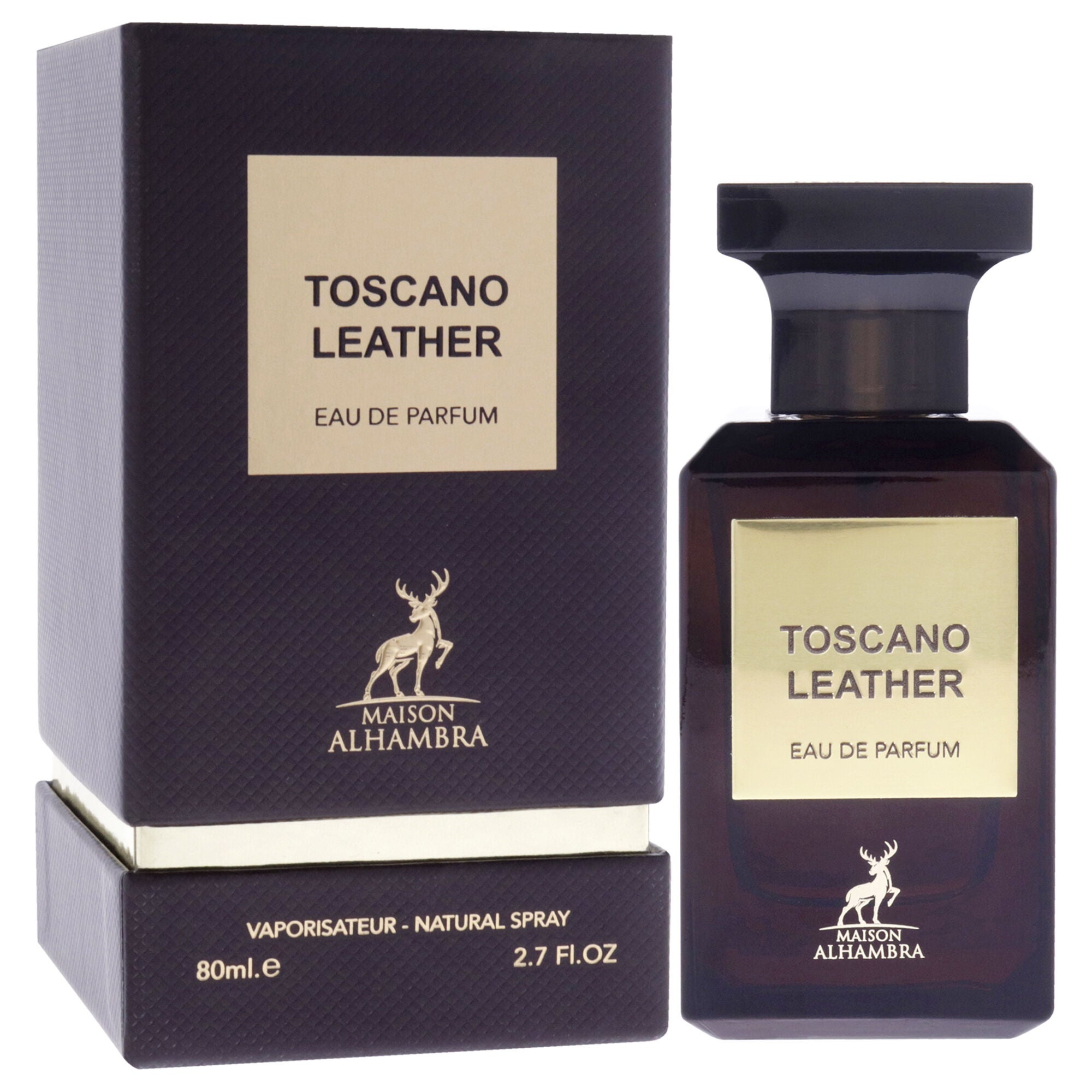 Toscano Leather by Maison Alhambra for Men - 2.7 oz EDP Spray, See Description, alternate image number 1