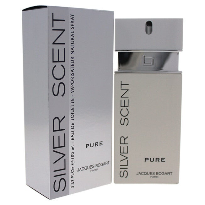 Silver Scent Pure by Jacques Bogart for Men - 3.3 oz EDT Spray, NA, hi-res image number null