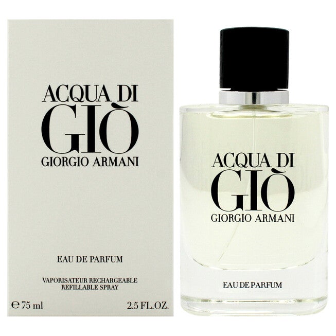 Acqua Di Gio by Giorgio Armani for Men - 2.5 oz EDP Spray (Refillable), NA, hi-res image number null