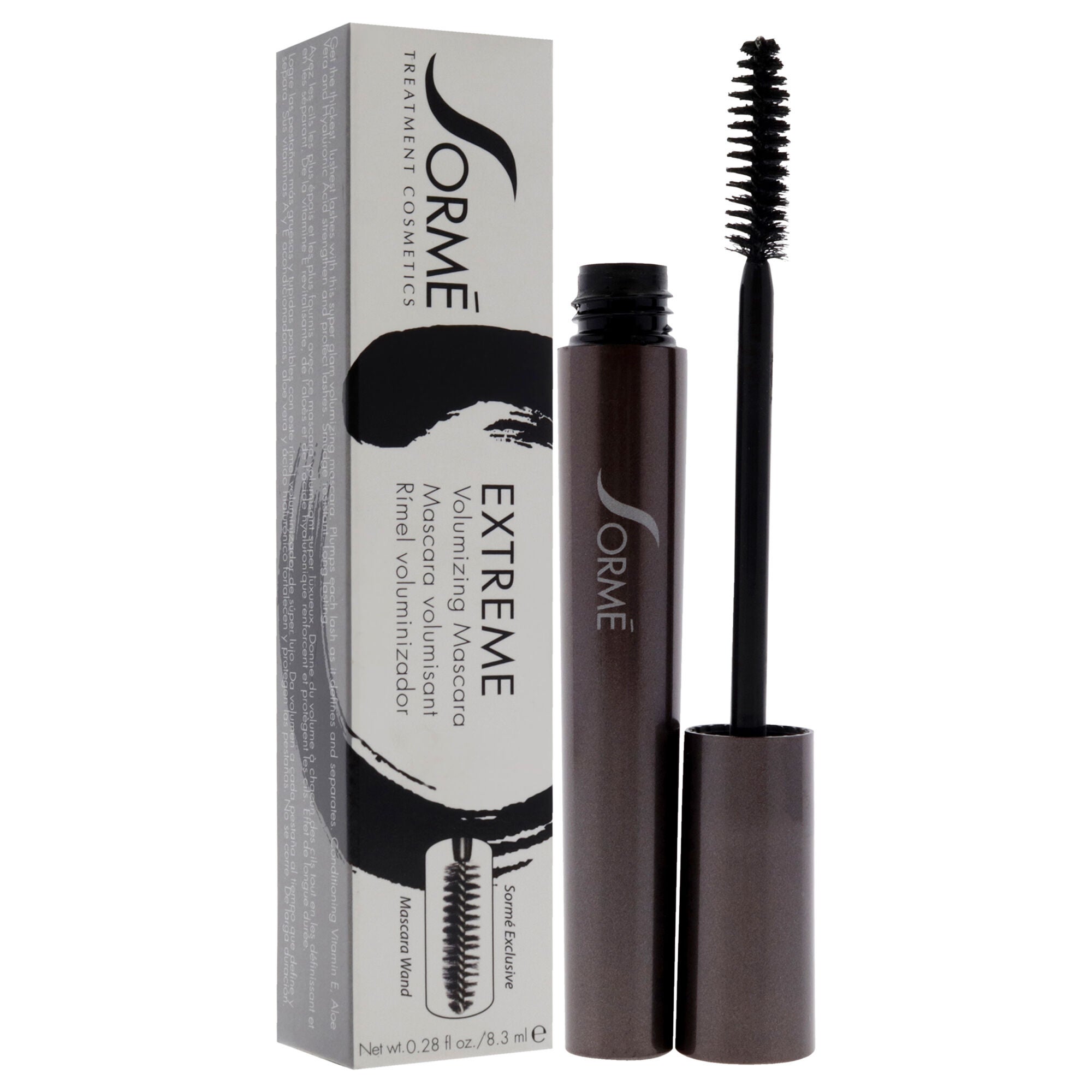Extreme Volumizing Mascara - E01 Black by Sorme Cosmetics for Women - 0.28 oz Mascara, , alternate image number 6