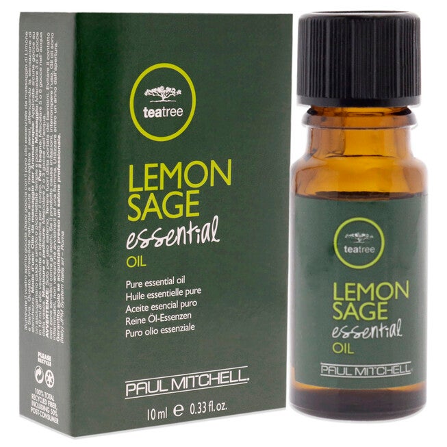 Tea Tree Essential Oil - Lemon Sage by Paul Mitchell for Unisex - 0.33 oz Oil, NA, alternate image number null