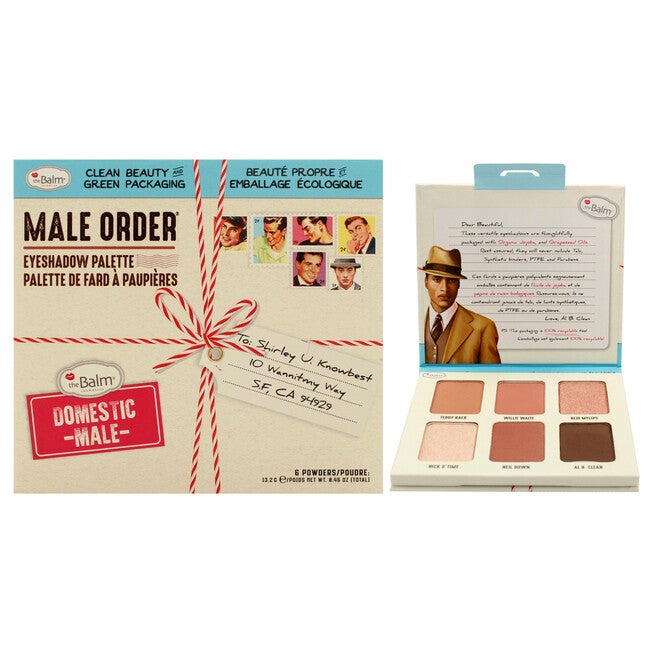 Male Order Domestic Eyeshadow Palette by the Balm for Women - 0.46 oz Eye Shadow, NA, hi-res image number null