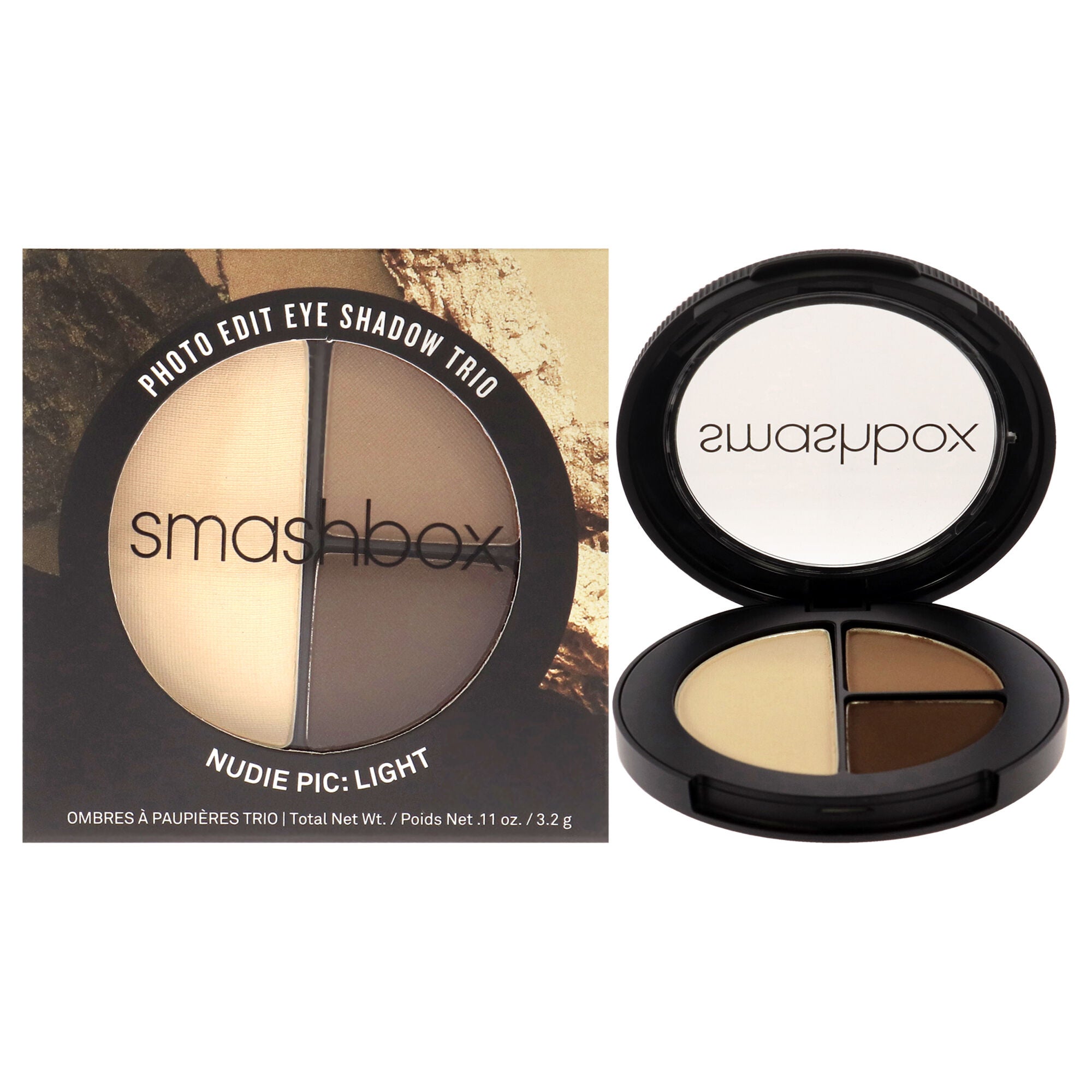 Photo Edit Eye Shadow Trio - Light by SmashBox for Women - 0.11 oz Eye Shadow, See Description, hi-res image number 0
