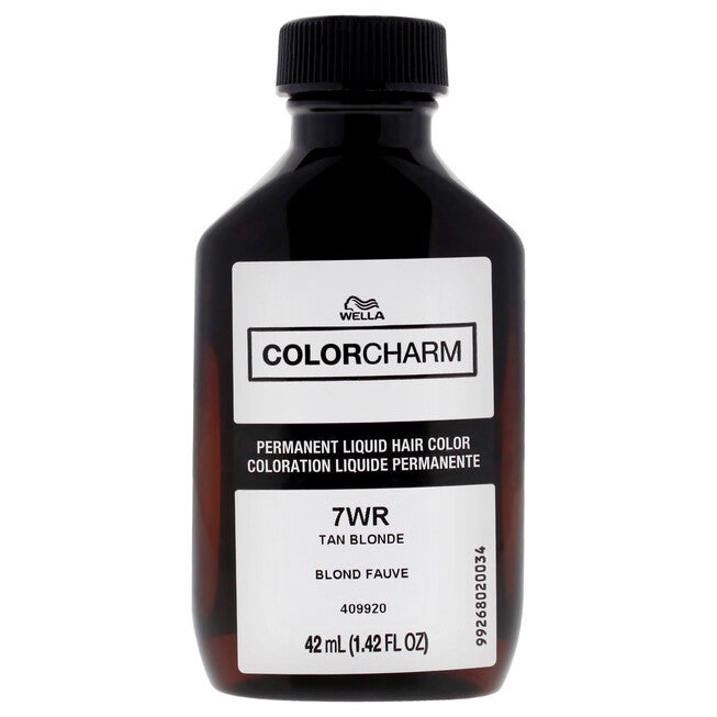 Color Charm Permanent Liquid Hair Color - 7WR Tan Blonde by Wella for Unisex - 1.42 oz Hair Color, NA, alternate image number null