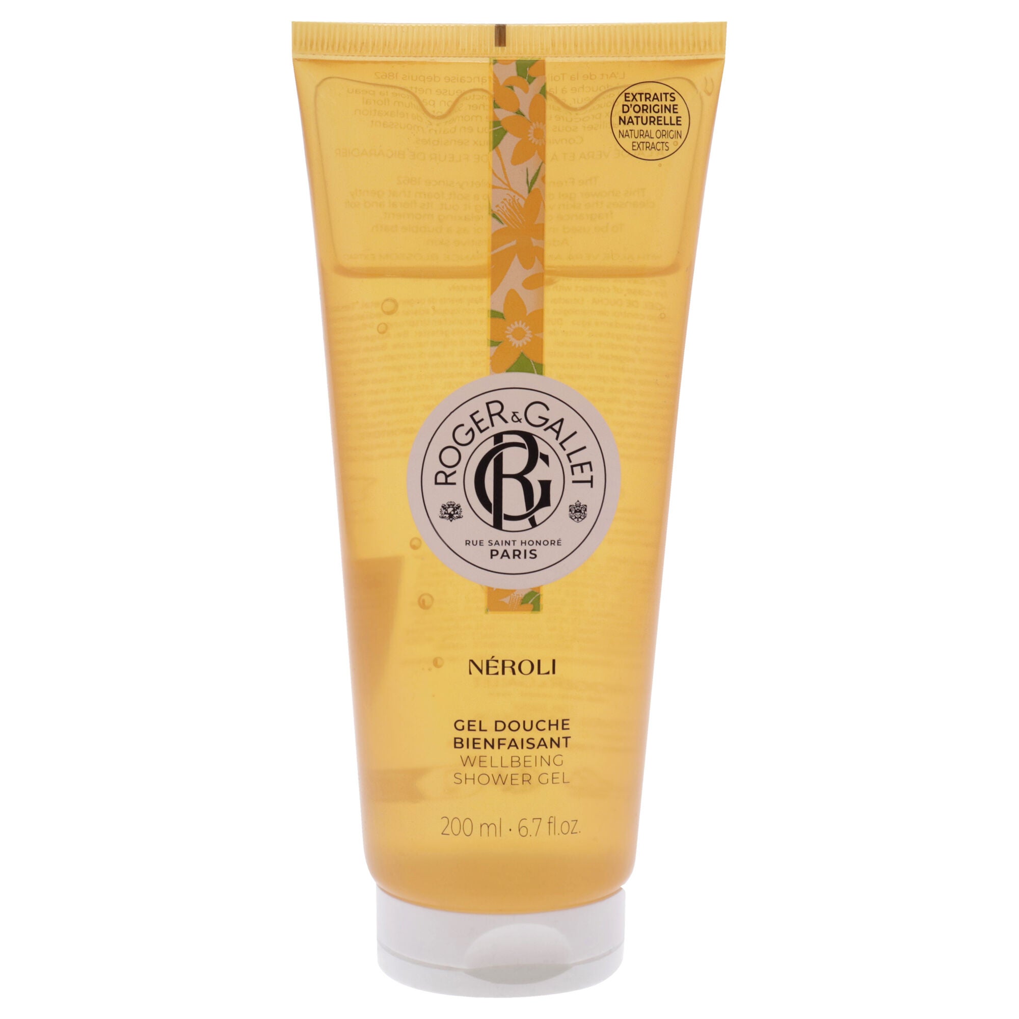Wellbeing Shower Gel - Neroli by Roger & Gallet for Unisex - 6.7 oz Shower Gel, See Description, hi-res image number 0