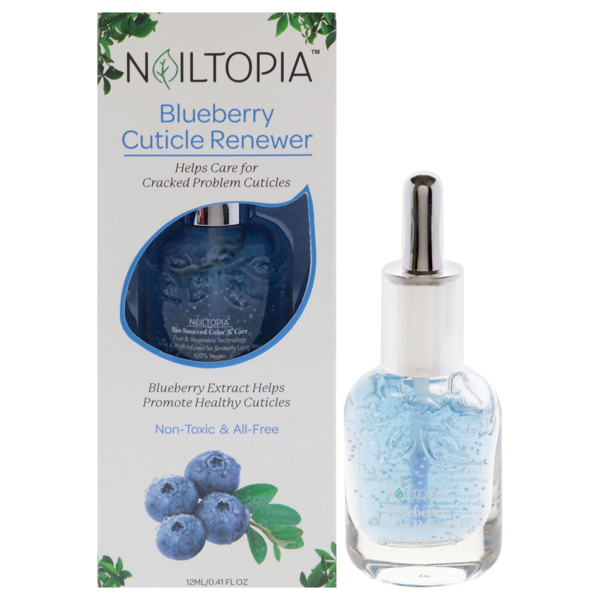 Cuticle Renewer - Blueberry by Nailtopia for Women - 0.41 oz Nail Treatment, See Description, hi-res image number 0