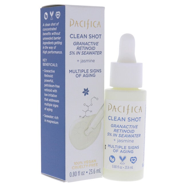 Clean Shot Granactive Retinoid 5 Percent In Seawater by Pacifica for Unisex - 0.8 oz Serum, , alternate image number 7