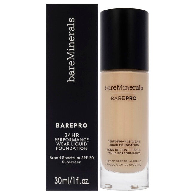 Barepro Performance Wear Liquid Foundation SPF 20 - 09 Light Natural by bareMinerals for Women - 1 oz Foundation, NA, hi-res image number null