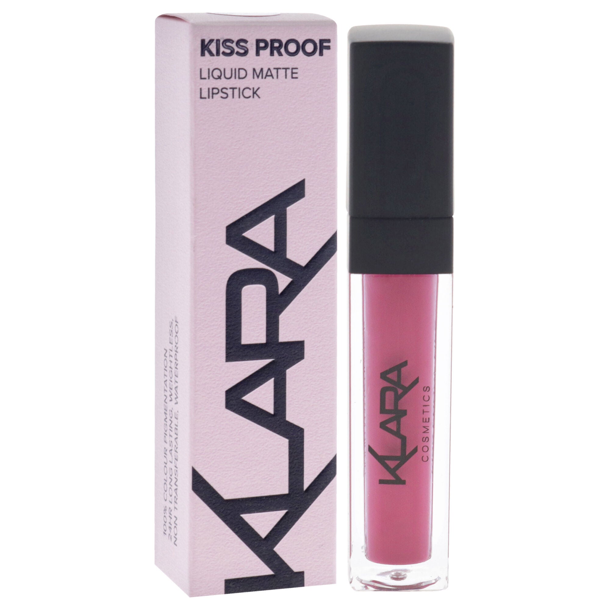 Kiss Proof Lipstick Liquid Matte - 10 Madgenta by Klara for Women - 0.27 oz Lipstick, See Description, alternate image number 1