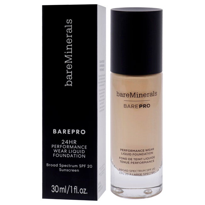 Barepro Performance Wear Liquid Foundation SPF 20 - 14 Silk by bareMinerals for Women - 1 oz Foundation, NA, alternate image number null