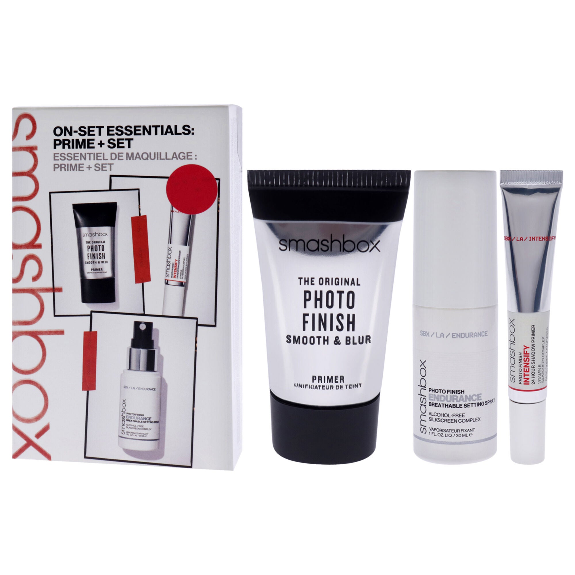 On-Set Essentials Primer Plus Set by SmashBox for Women - 3 Pc Gift Set, See Description, alternate image number 3