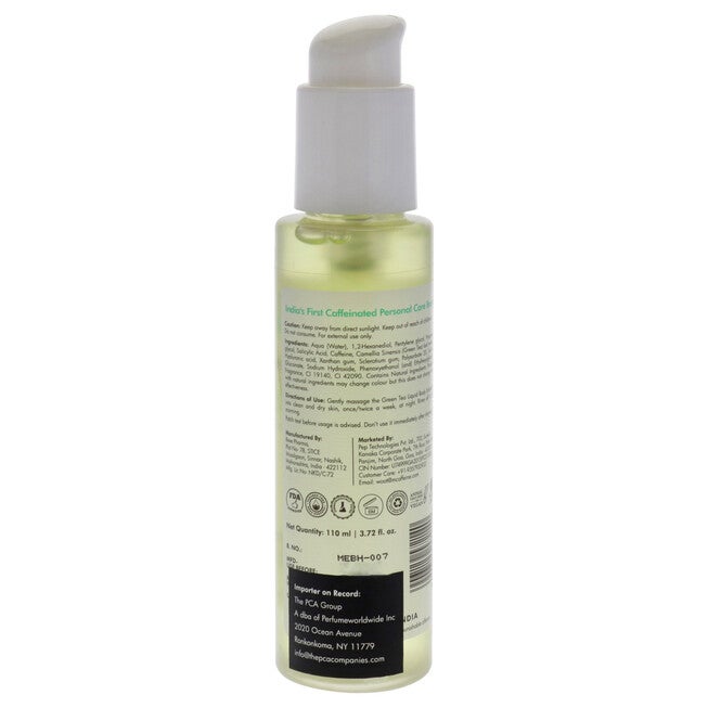 Body Exfoliator BHA Salicylic acid 2 Percent - Green Tea by mCaffeine for Unisex - 3.72 oz Exfoliator, See Description, alternate image number null