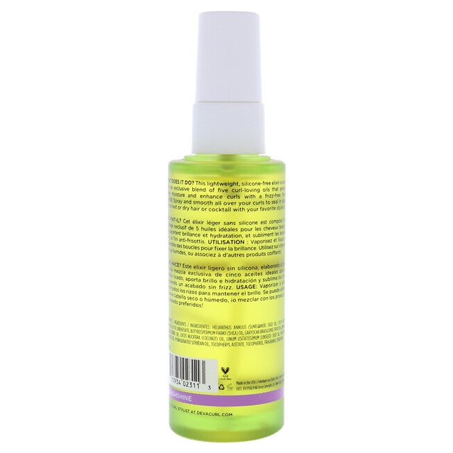 DevaCurl High Shine Multi Benefit Oil by DevaCurl for Unisex - 1.7 oz Oil, NA, alternate image number null
