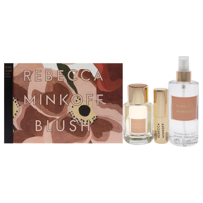 Rebecca Minkoff Blush by Rebecca Minkoff for Women - 3 Pc Gift Set 3.4oz EDP Spray, 14ml EDP Spray, 6.8oz Fragrance Mist, NA, hi-res image number null