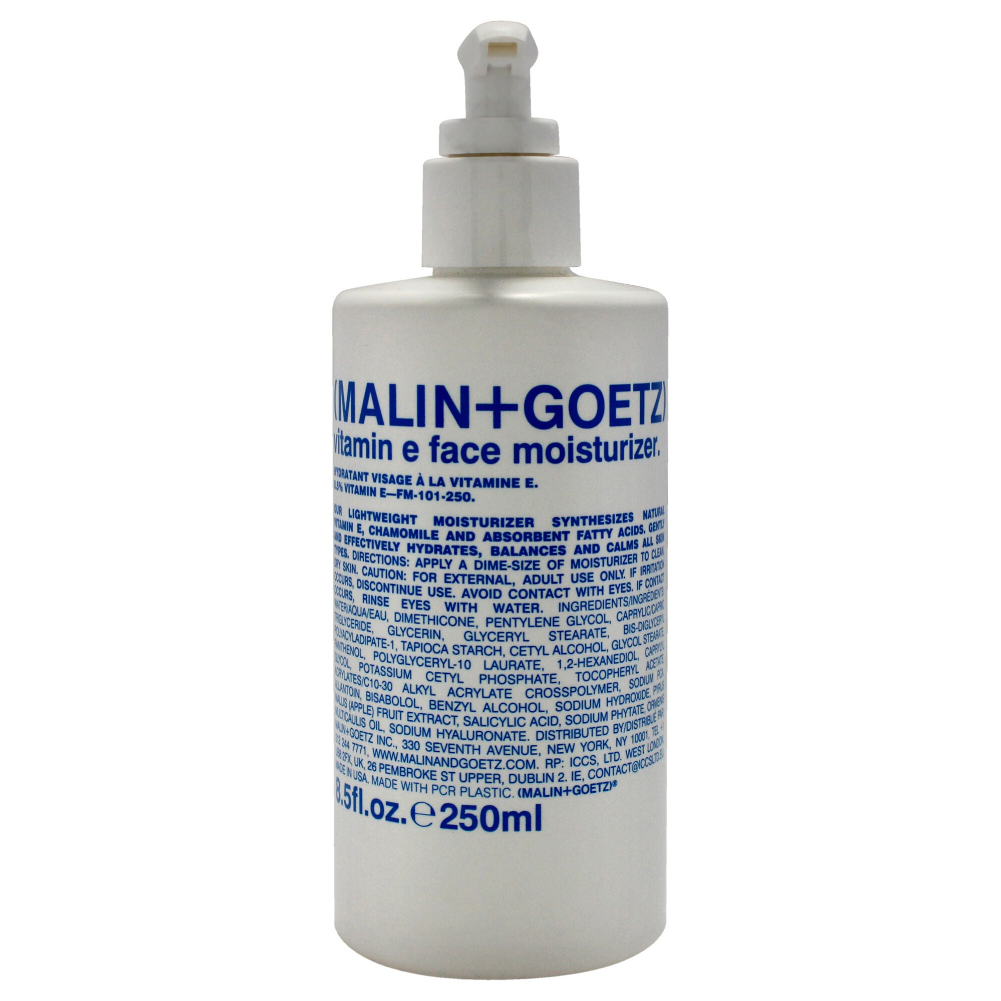 Vitamin E Face Moisturizer by Malin + Goetz for Unisex - 8.5 oz Moisturizer, See Description, hi-res image number 0