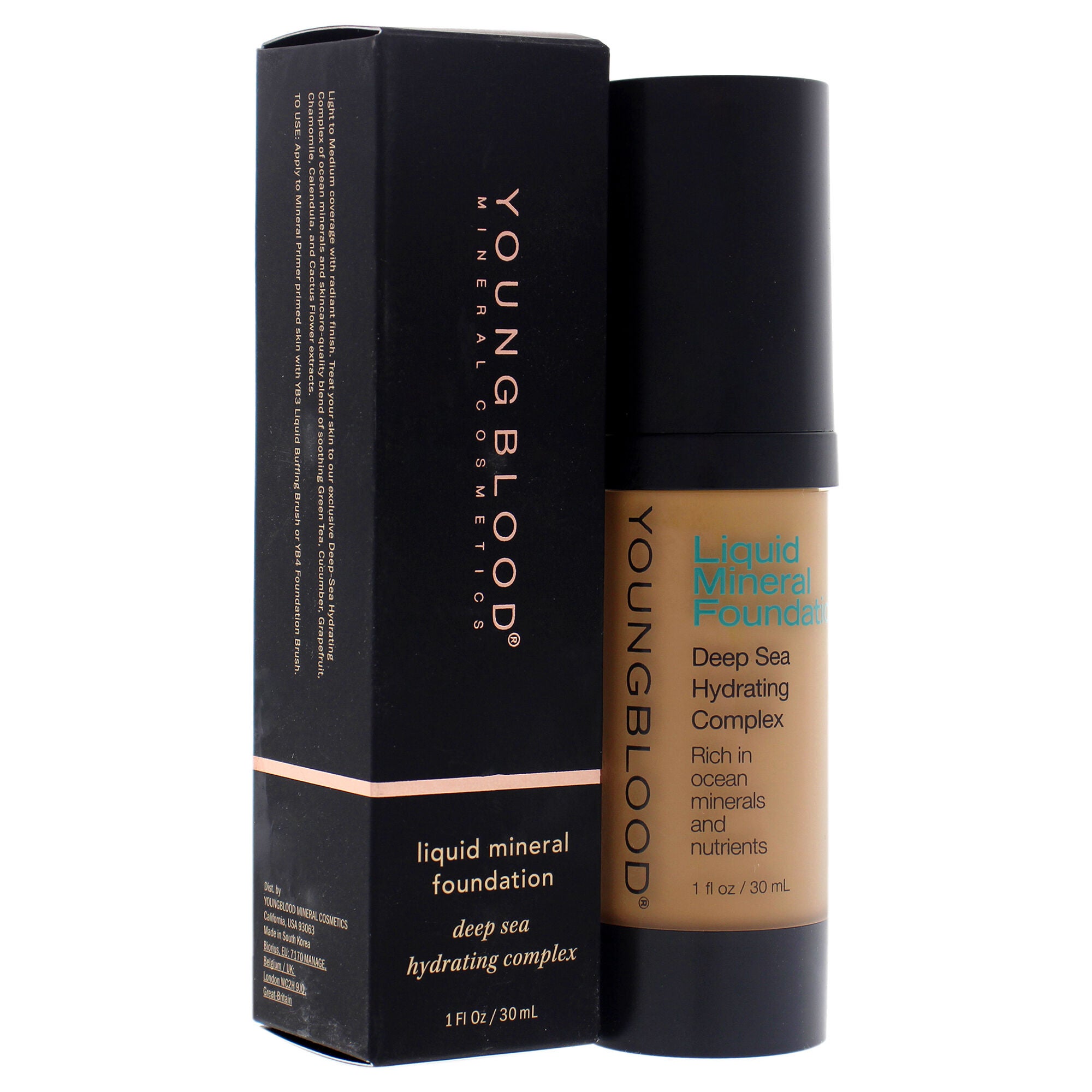 Liquid Mineral Foundation - Tahitian Sun by Youngblood for Women - 1 oz Foundation, , alternate image number 7