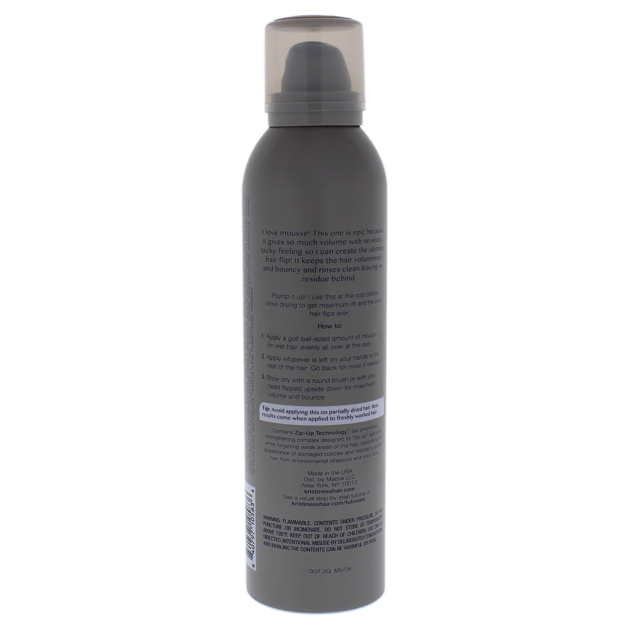 Instant Lift Volumizing Mousse by Kristin Ess for Unisex - 8.1 oz Hairspray, , alternate image number 3