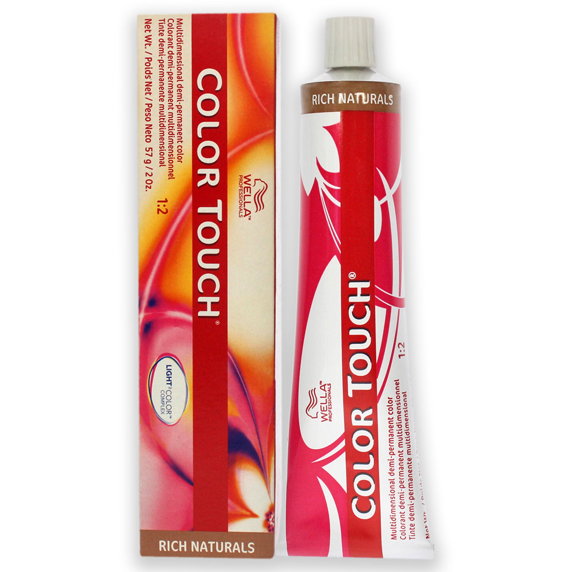 Color Touch Demi-Permanent Color - 6 35 Dark Blonde-Gold Red-Violet by Wella for Unisex - 2 oz Hair Color, See Description, hi-res image number 0