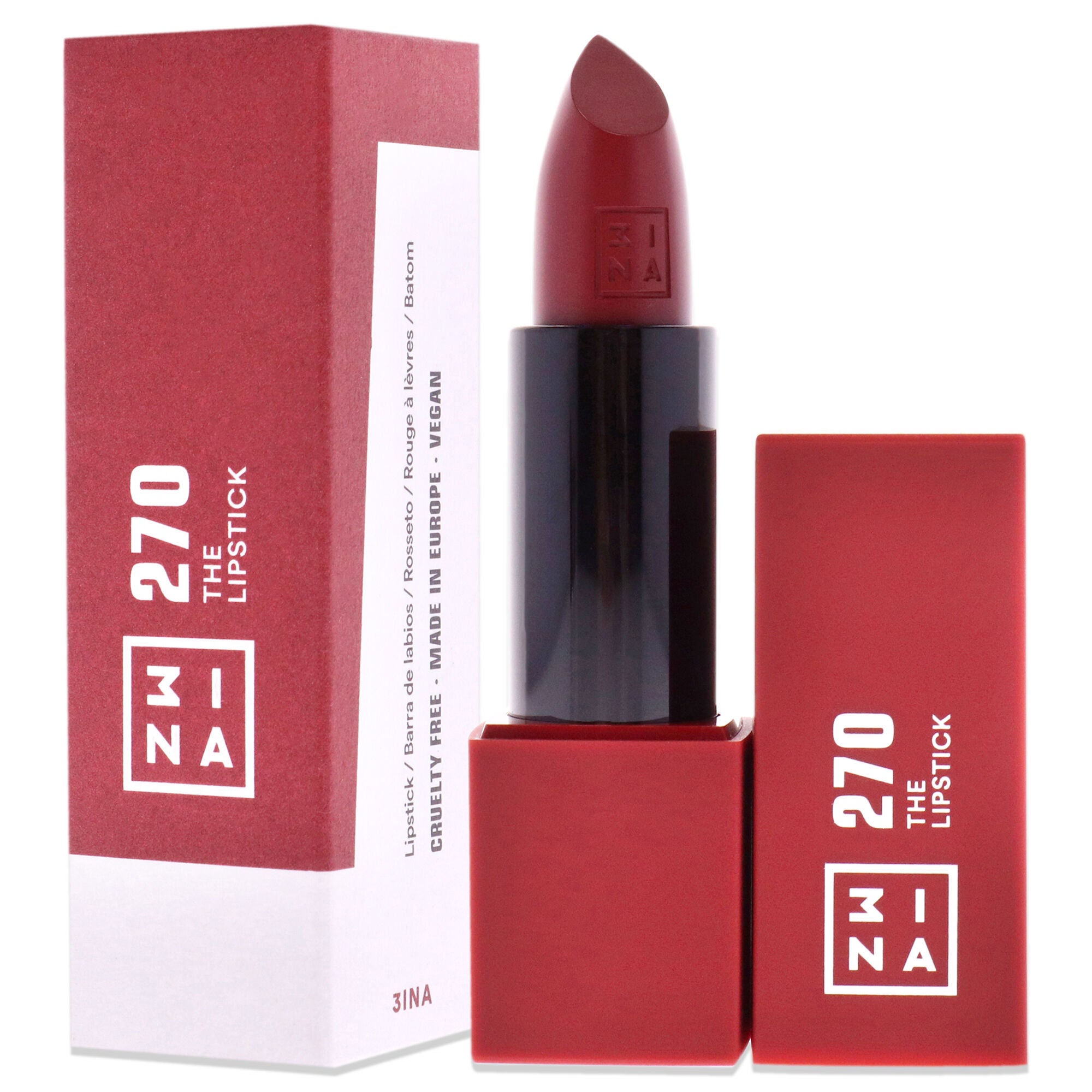The Lipstick - 270 Wine Red by 3INA for Women - 0.16 oz Lipstick, , alternate image number 7