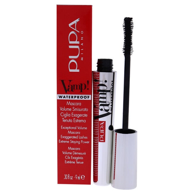 Vamp! Waterproof Mascara - 001 Extra Black by Pupa Milano for Women - 0.30 oz Mascara, NA, hi-res image number null