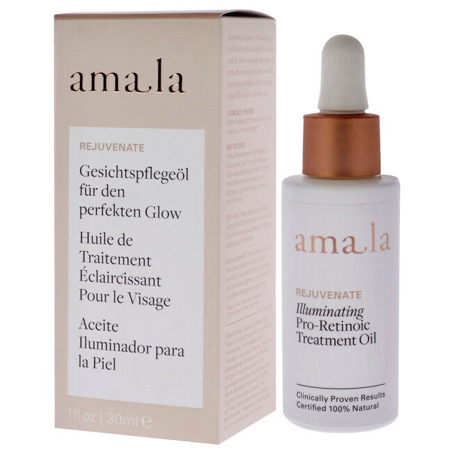 Illuminating Pro-Retinoic Treatment Oil by Amala for Women - 1 oz Oil, See Description, alternate image number 2