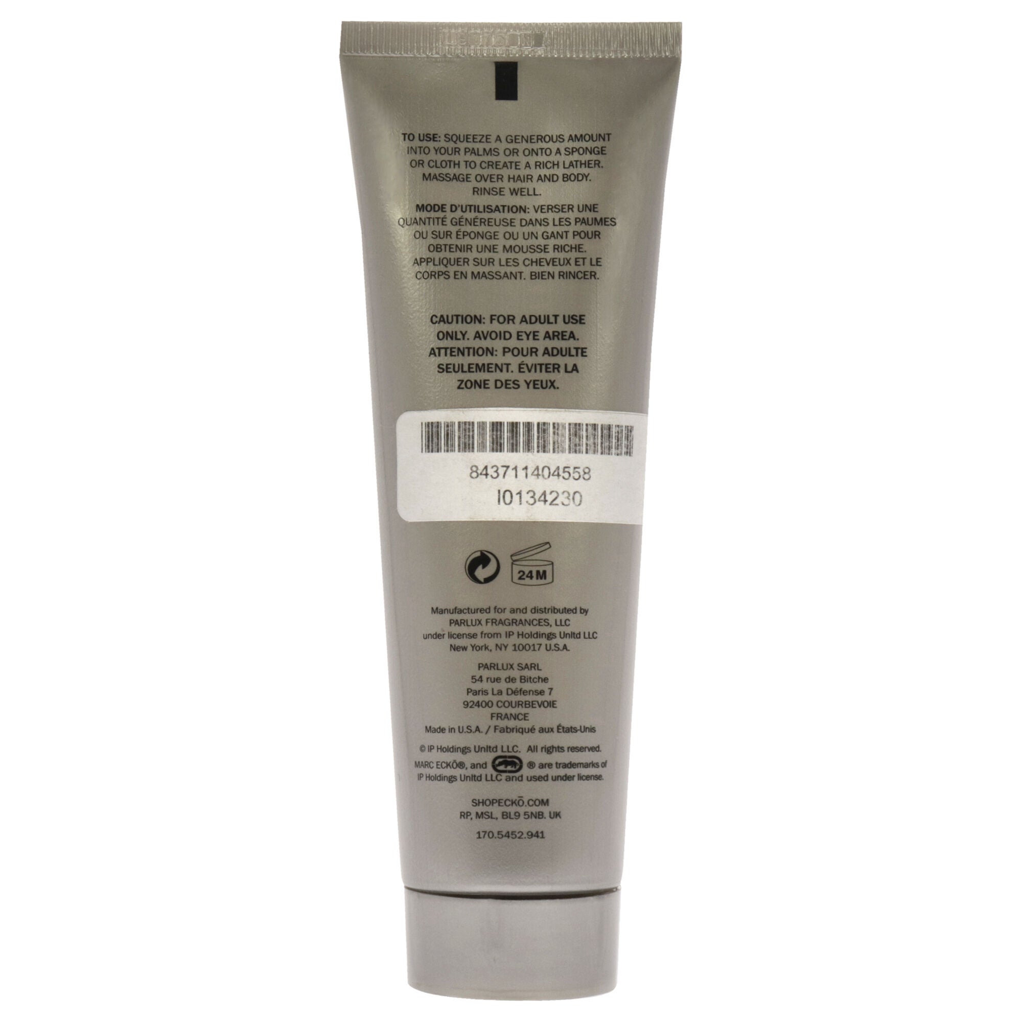 Ecko by Marc Ecko for Men - 3 oz Hair and Body Wash, White, alternate image number 1