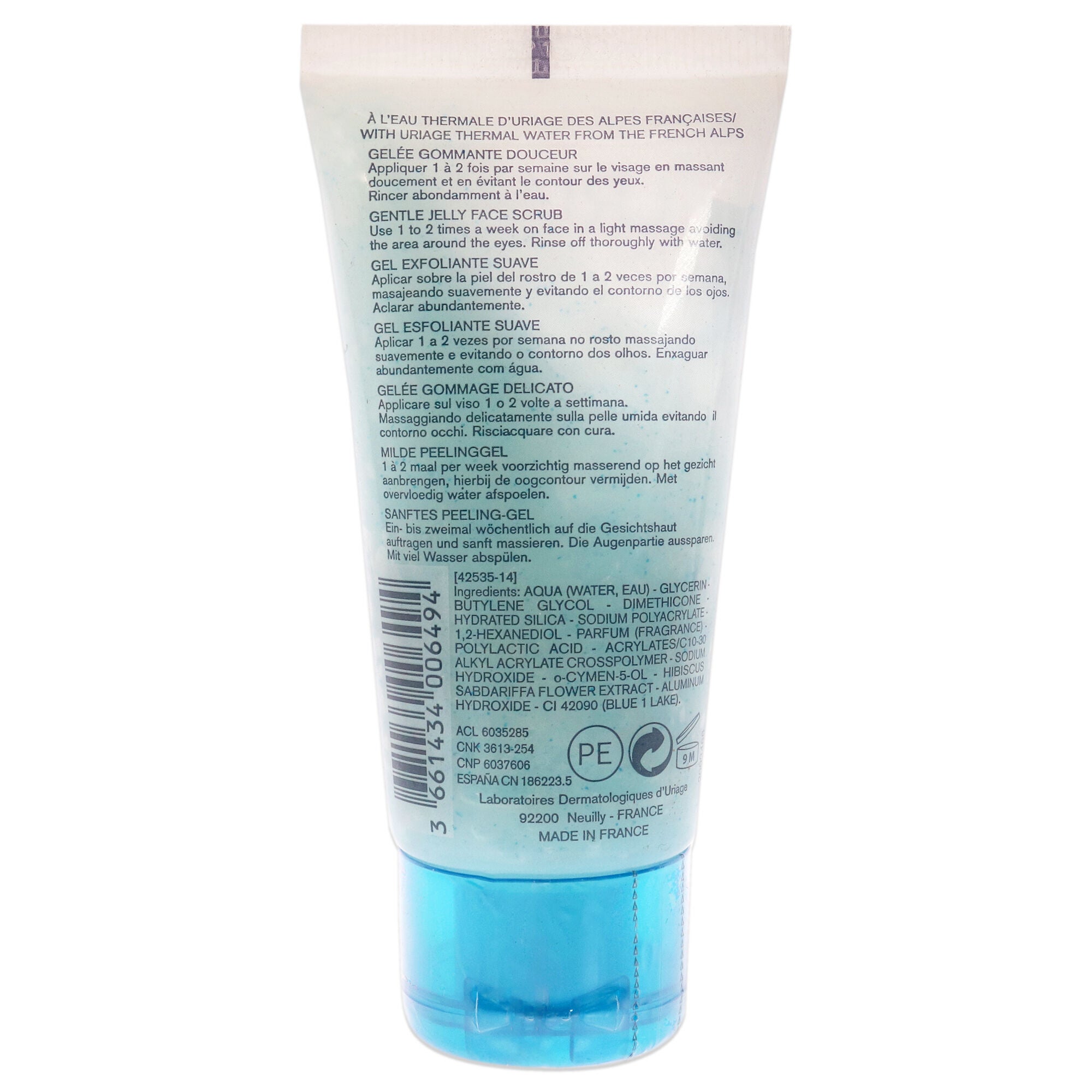 Gentle Jelly Face Scrub by Uriage for Unisex - 1.7 oz Scrub, , alternate image number 3