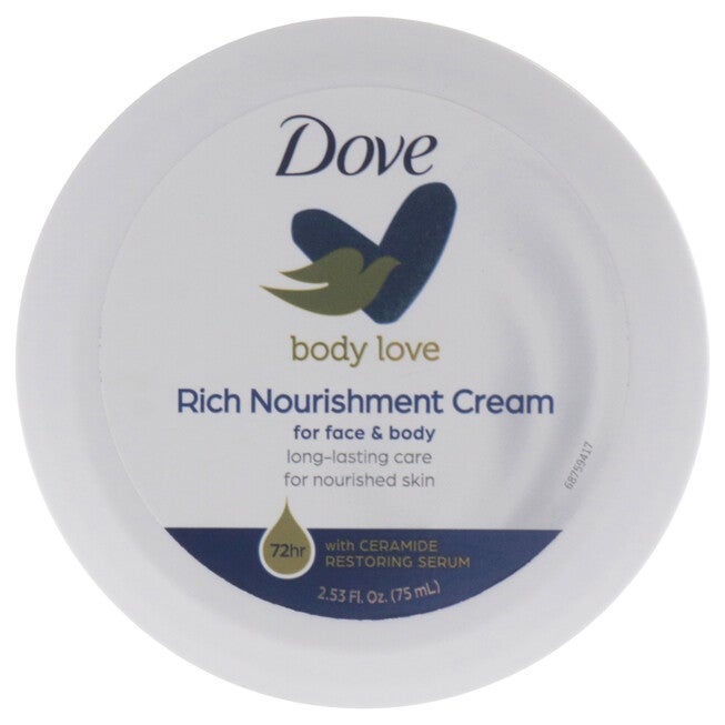 Rich Nourishment Cream by Dove for Unisex - 2.53 oz Cream, NA, hi-res image number null