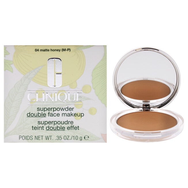 Superpowder Double Face Makeup - 04 Matte Honey (M-P)-Dry Combination by Clinique for Women - 0.35 oz Powder, NA, hi-res image number null
