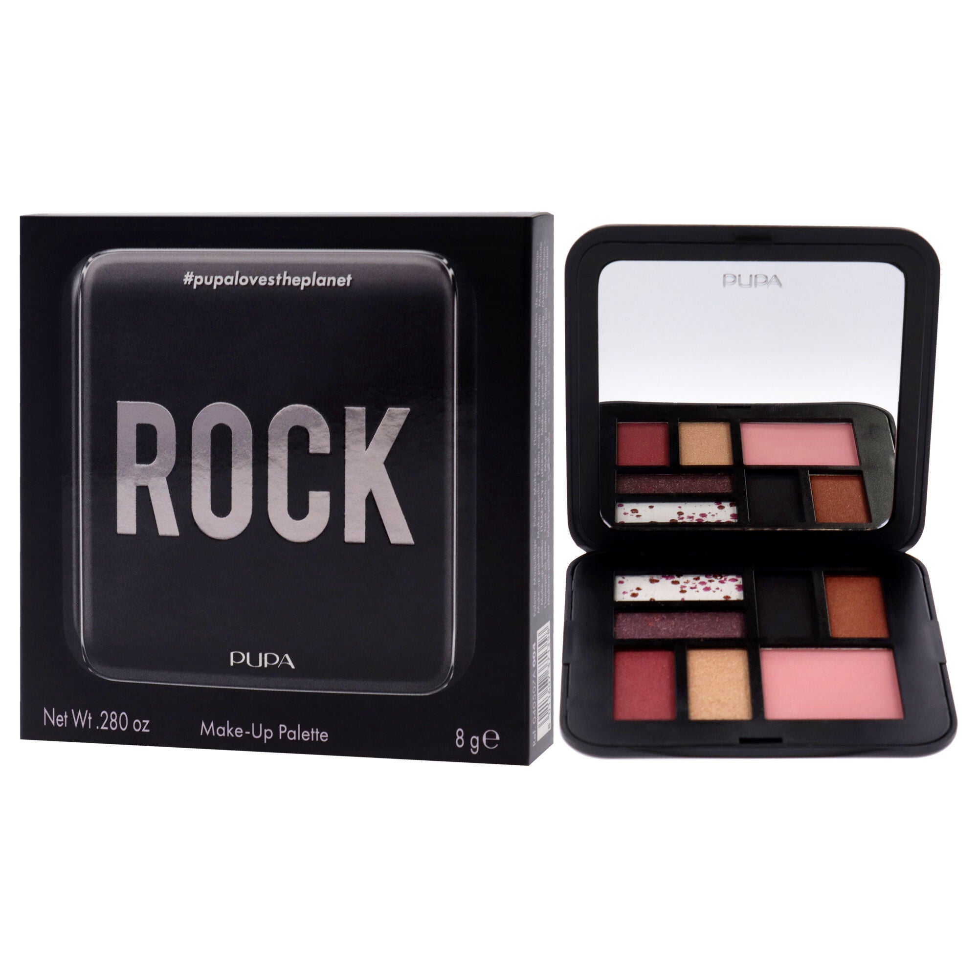 Make-Up Palette - 004 Rock by Pupa Milano for Women - 0.280 oz Makeup, , alternate image number 7